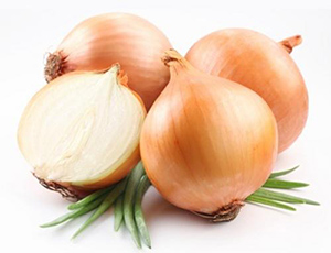 Sliced onions