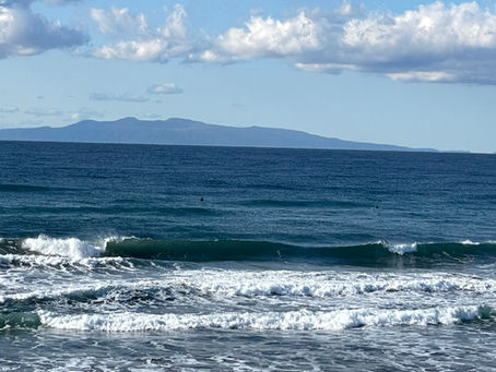 平砂浦の波　1月2日