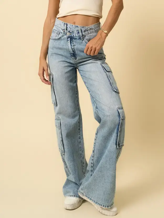 Thumbnail: Crossover Relaxed Cargo Jeans (Insane Gene)
