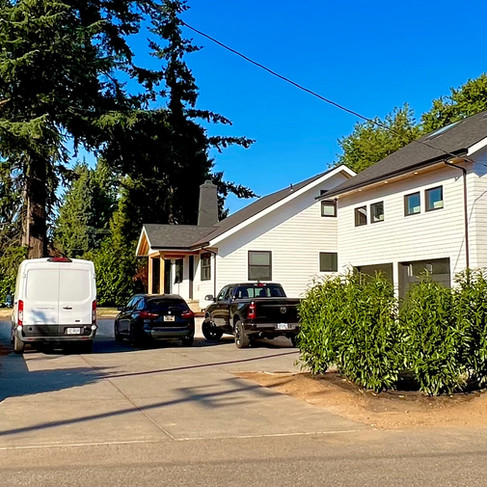 Large high value addition of an oversized garage with ADU above to an existing 1929 craftsman home.