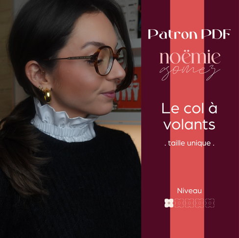 fiche produit col à volants