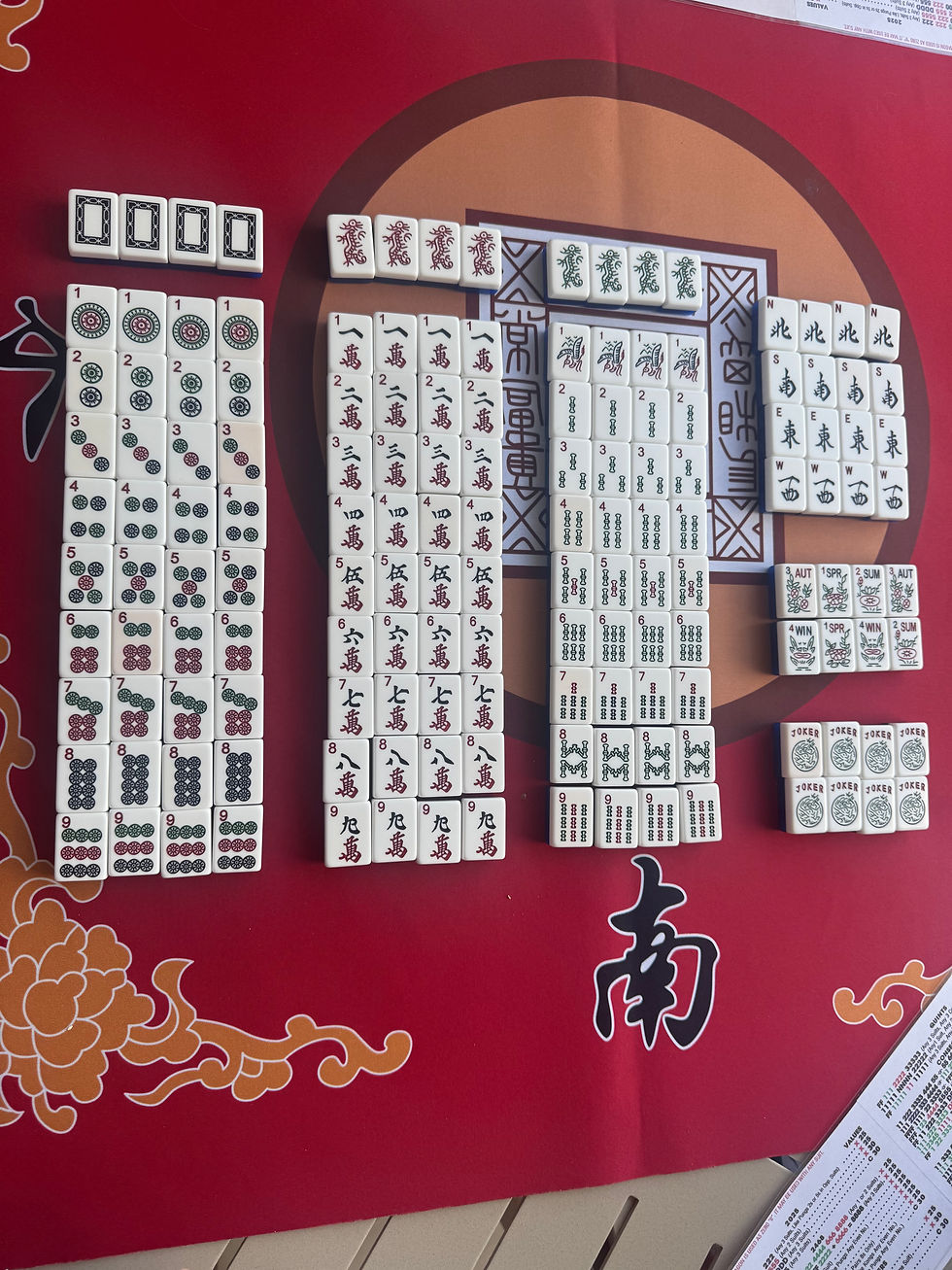 Mahjong Game set up