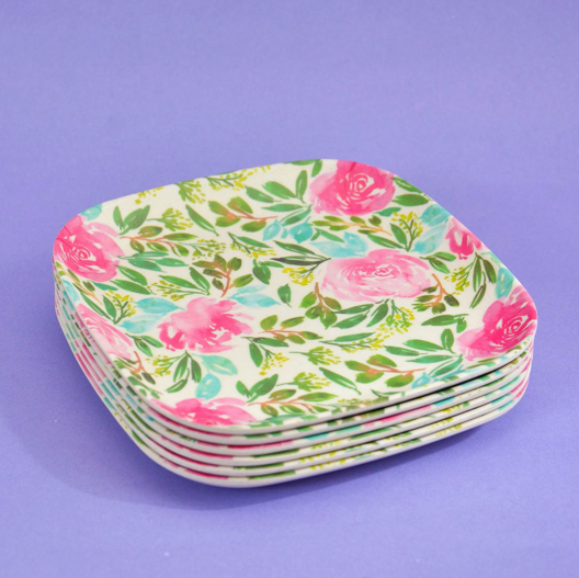 Miniatura: Plato Postre x6 - Fibra de Bambú