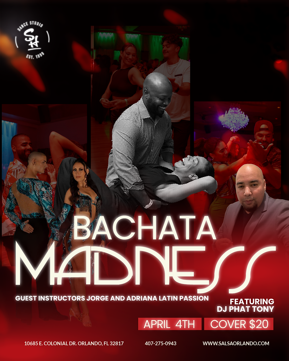Bachata Madness with DJ Phat Tony - April 4th