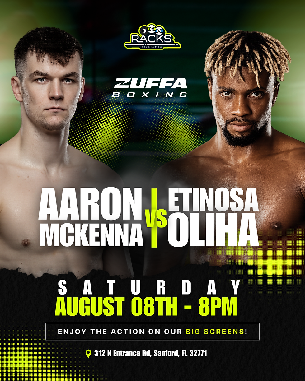 ZUFFA - Aaron Mckenna vs. Etinosa Oliha