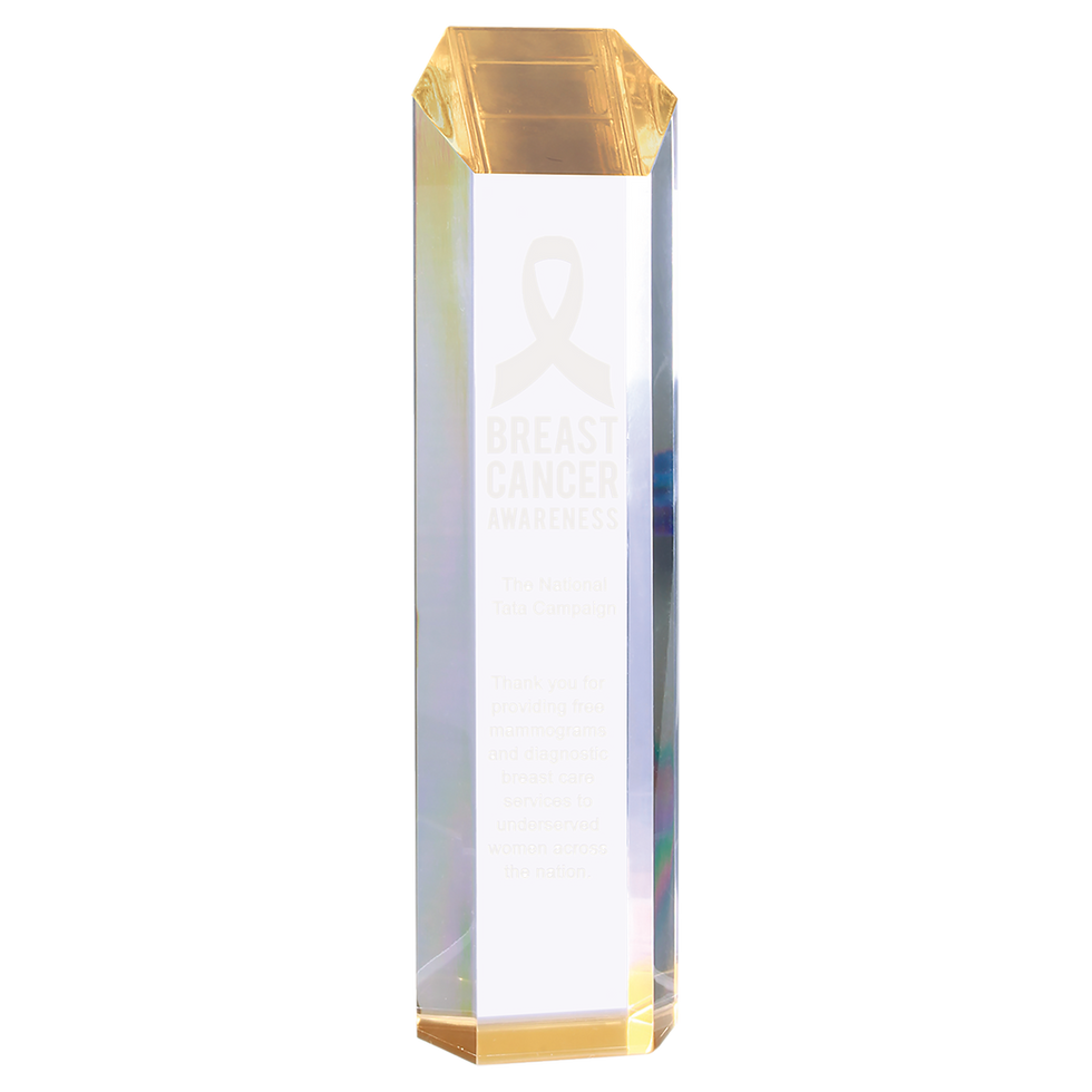 Thumbnail: Gold Tower Acrylic - 12 Inch TWR33G