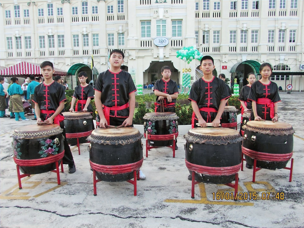 Students with Chinese Drums - SGI Centenial Celebrations