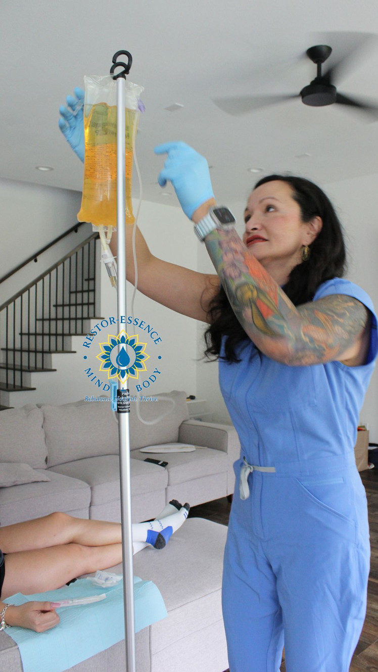 Home | Restor-Essence Mind +Body LLC | Mobile IV, GLP-1, & Wellness