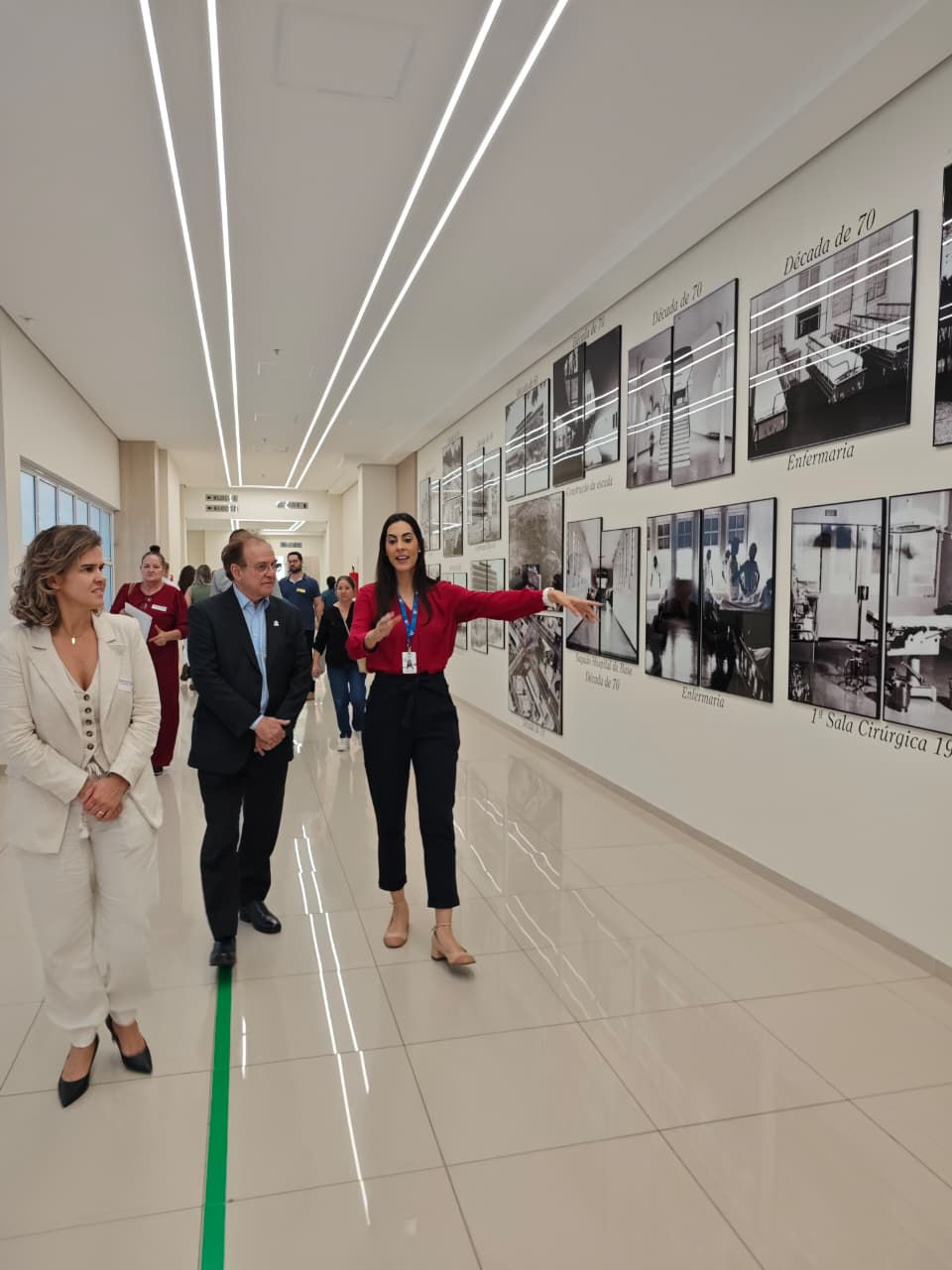 SINDMED e FENAM visitam instalações do Hospital de Base de Rio Preto.