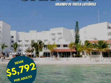 PQT Vuelos + Hotel todo incluido Ocean View Cancun Arenas