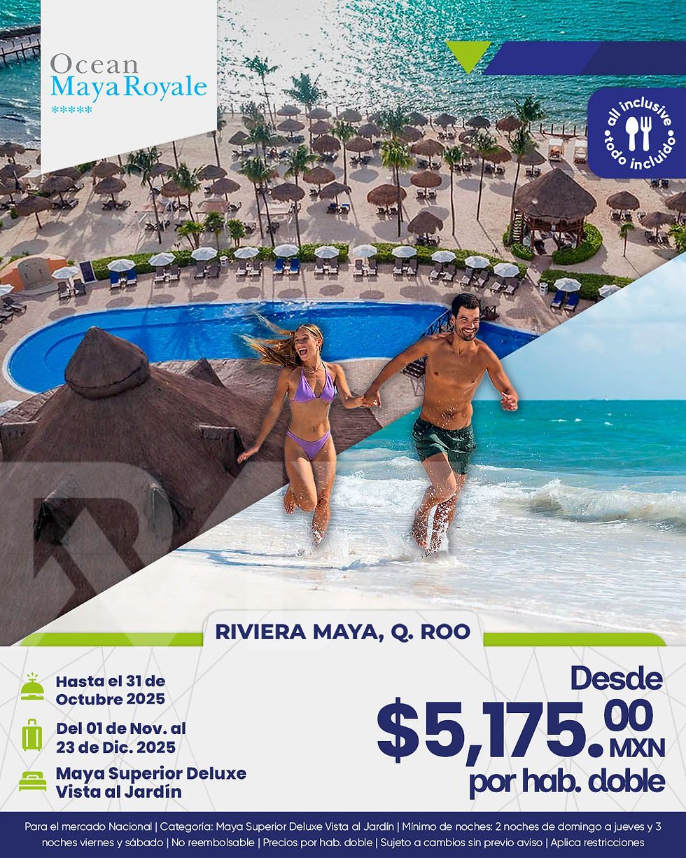 Hotel solo adultos Ocean Maya Royale