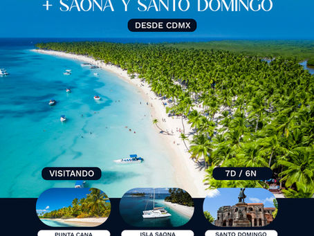 PQT Punta Cana + Saona y Santo Domingo