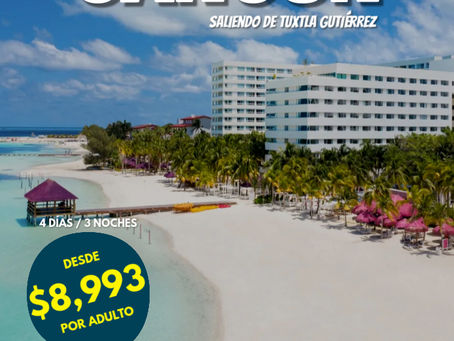 PQT Vuelos + Hotel todo incluido The Sens Cancun