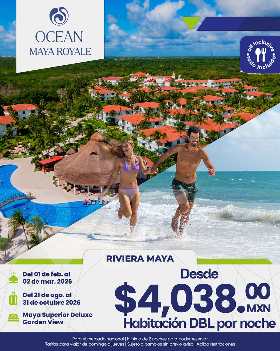 Hotel solo adultos Ocean Maya Royale