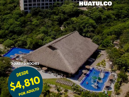 PQT Traslados + Hotel todo incluido Coral Blue Huatulco