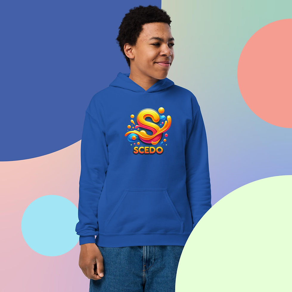 Thumbnail: SCEDO Youth Heavy Blend Hoodie