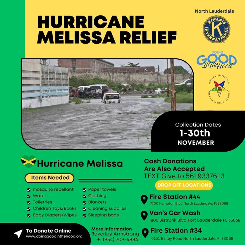 Hurricane Melissa Relief Fund