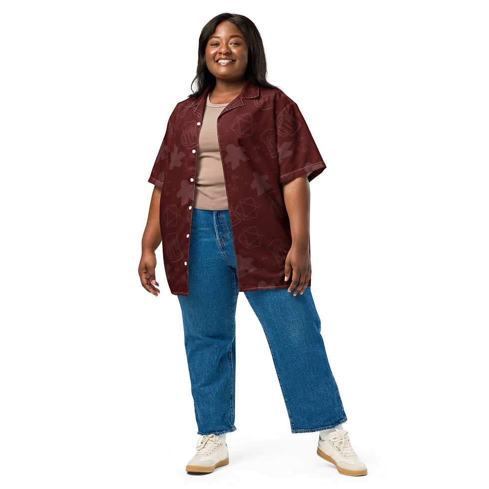 Thumbnail: RED CRIT AND ALE Unisex button shirt