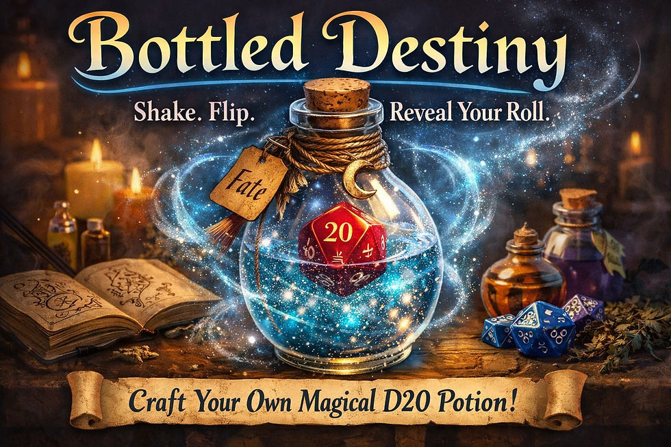 D.Y.O Bottled Destiny (Dice Potion Bottle)
