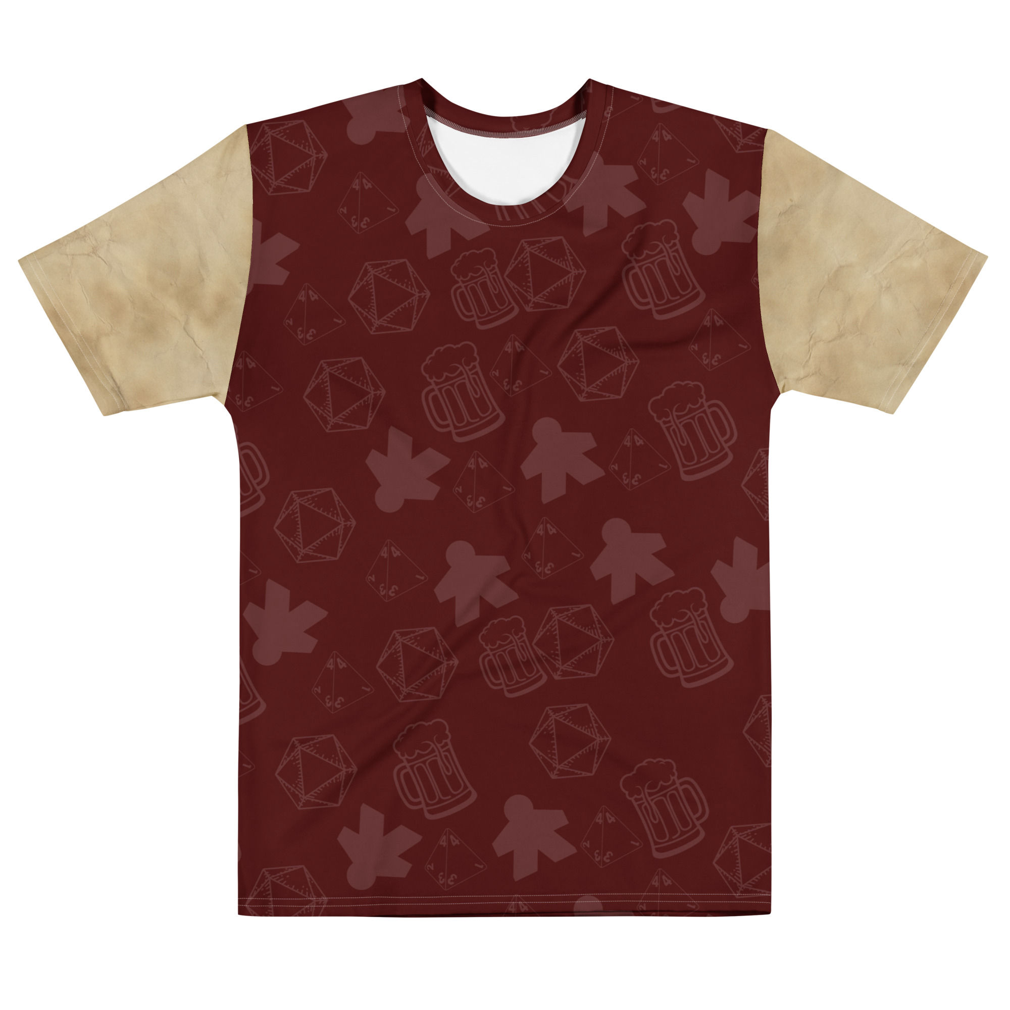 CRIT AND ALE Men’s cotton crew neck t-shirt