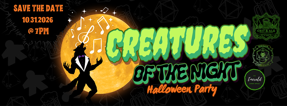 Creatures of The Night: Halloween Party