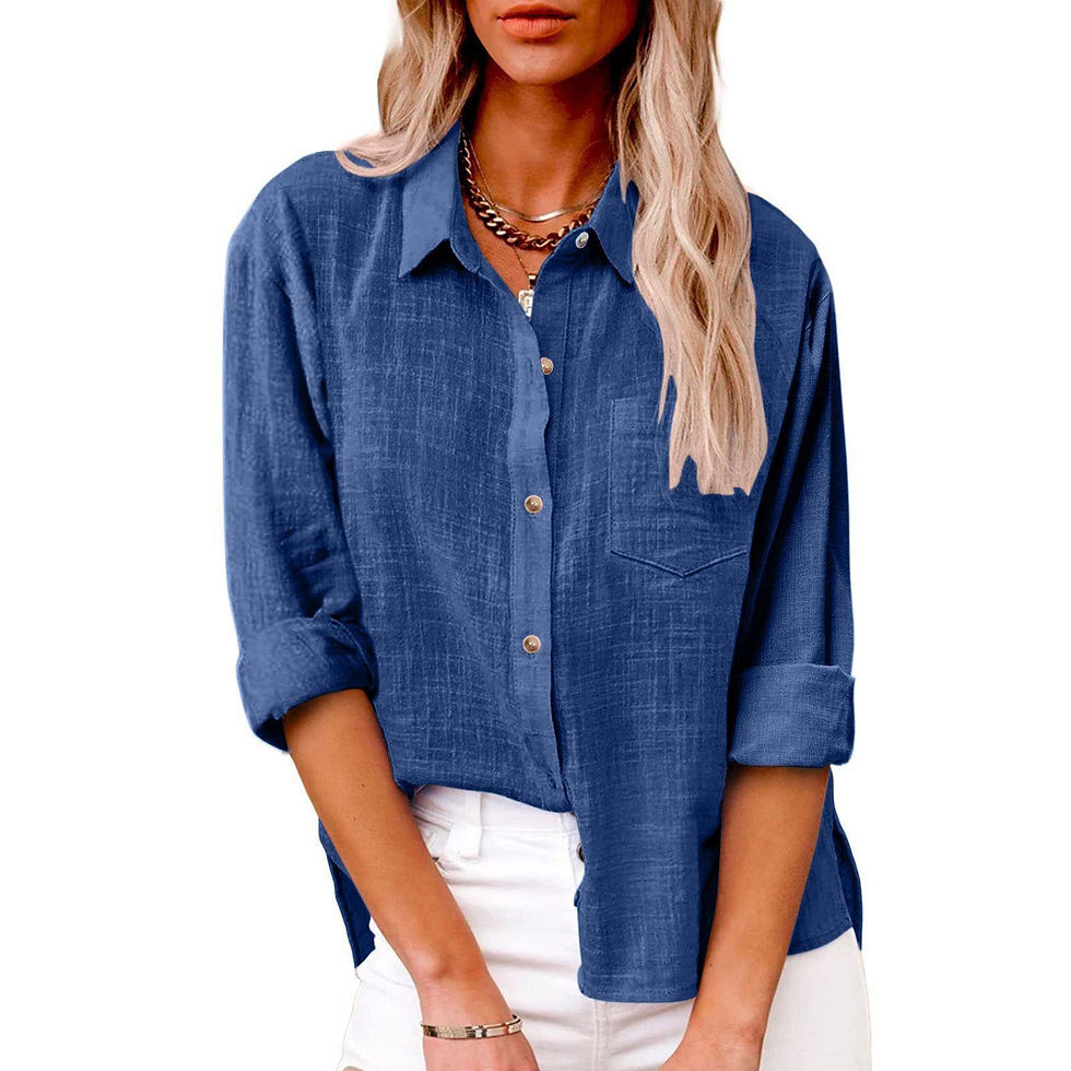 Miniatura: Camisa Premium em Linho e Algodão