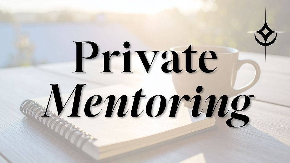 Private Mentoring Text