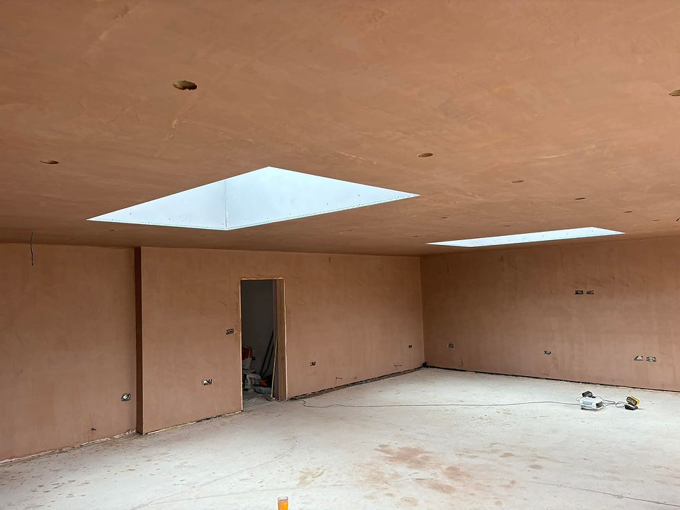 Freshly skimmed room with plastering and skimming in Norfolk