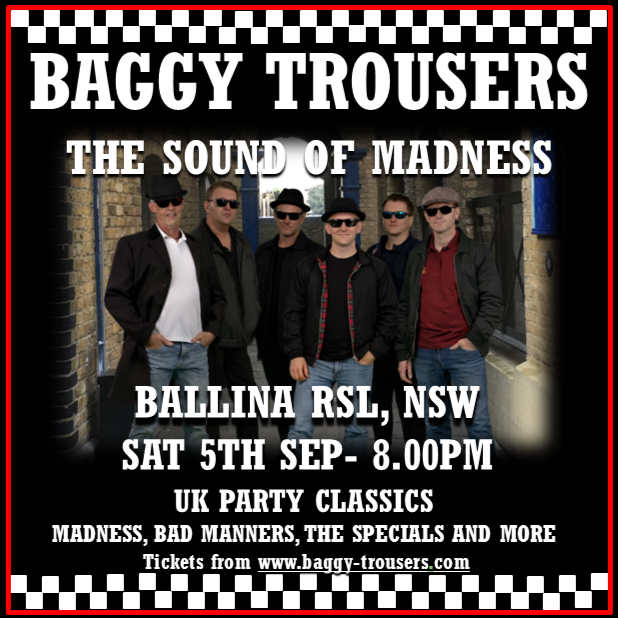 Baggy Trousers - Big Bag of Brit Bangers comes to Ballina