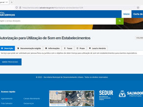 Autorização para emissão sonora em Salvador pode ser obtida pela internet