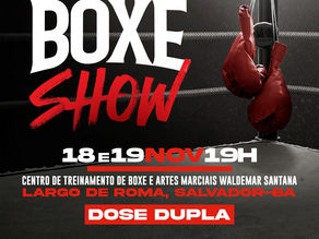 Boxe Show divulga card do primeiro evento no CT Waldemar Santana