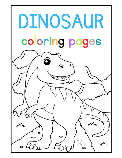 Dinosaurs Coloring Book book cover