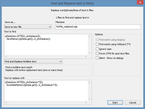 File Find Replace Crack   [Updated] 2022