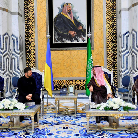 Le Président ukrainien arrive à Jeddah