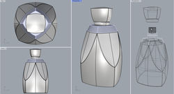 Self Study: Reverse Engineered Vera Wang Perfume Bottle CAD Model