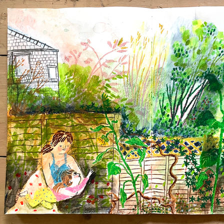 Sketchbook page by Children's Illustrator Ella Beech based in Cambridge, UK
