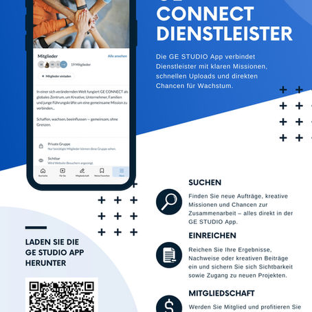 Werden Sie Teil von GE CONNECT und entwickeln Sie Ihr Geschäft mit GE STUDIO & CONNECT