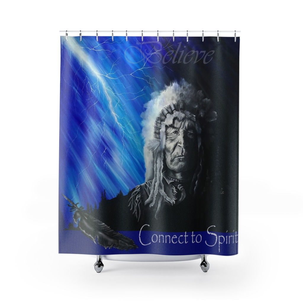 Shower Curtains, Spiritual Shower Curtain, Bathroom Shower Curtain, Gift Ideas