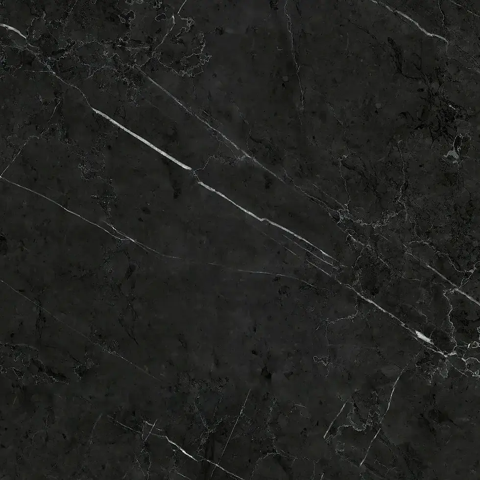 Thumbnail: Wandpaneel Isodeco Black Trevore - Strakke Zwart Marmerlook voor een Moderne Uit