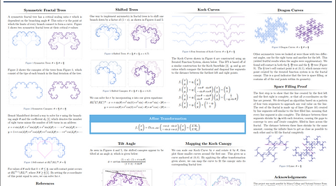 Asymmetric Fractal Trees: Koch Canopies and Dragon Curves