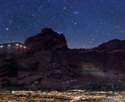 UFO enorme é filmado em Palermo, na Itália
