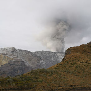 Am Fusse des Nevado del Ruiz