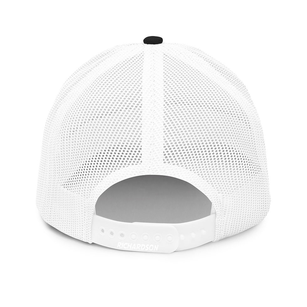 Thumbnail: White mesh back trucker hat
