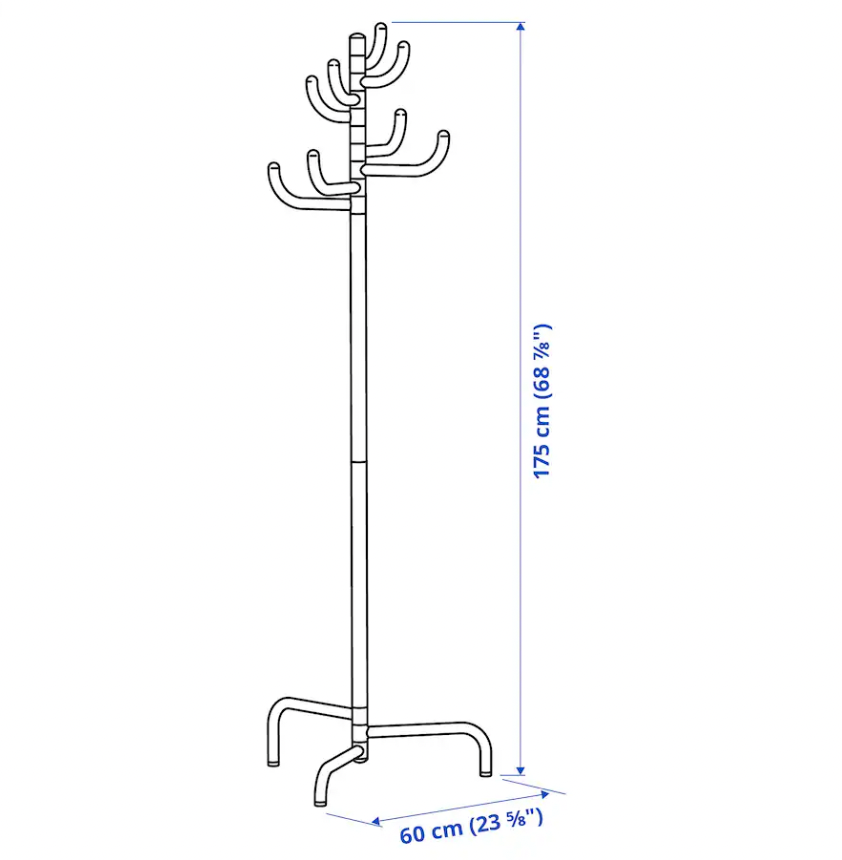 Thumbnail: BONDSKÄRET  Coat stand