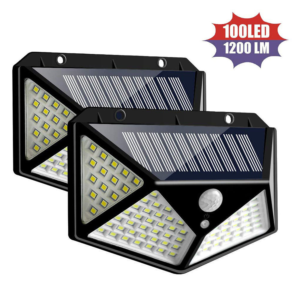 Thumbnail: 100LED solar wall light
