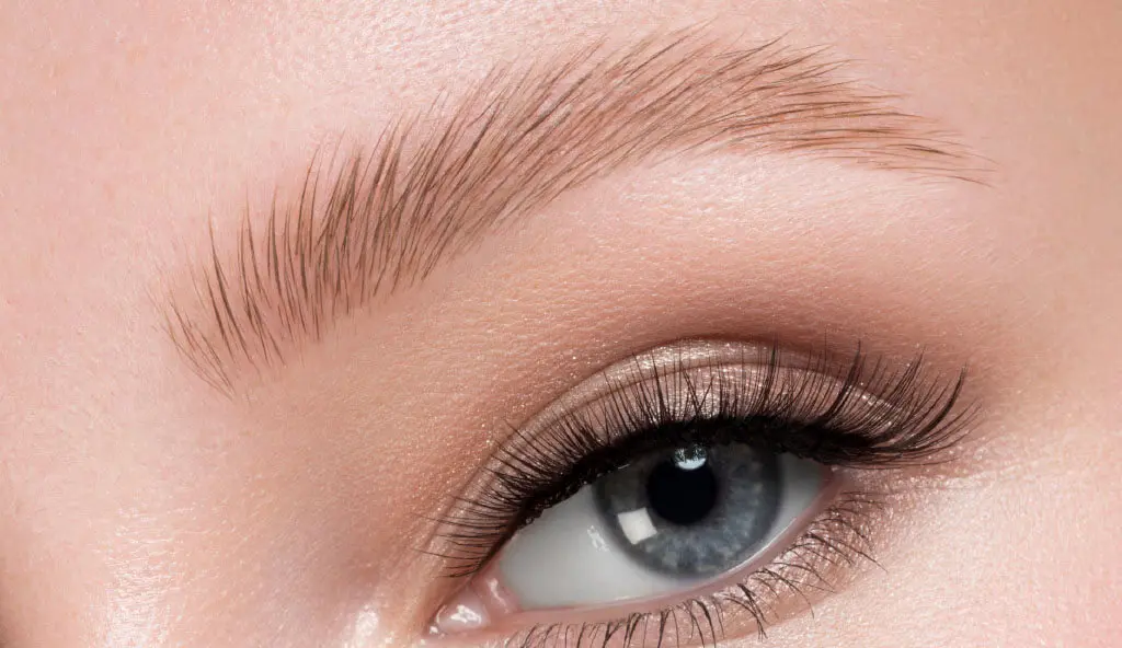 Permanent Make-up der Augenbrauen ist eine Prozedur, bei der mithilfe von Nadeln eines speziellen Gerรคtes Farbpigmente in die Haut eingefรผhrt werden