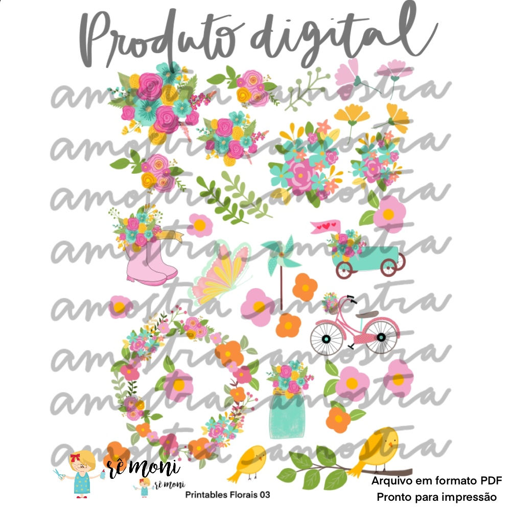 Printables Florais 03