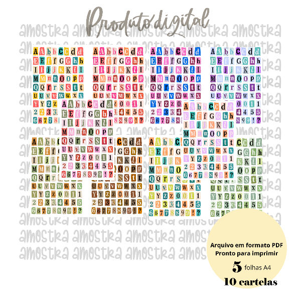Printables Alfabeto Revista