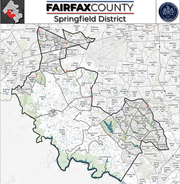 Springfield District map