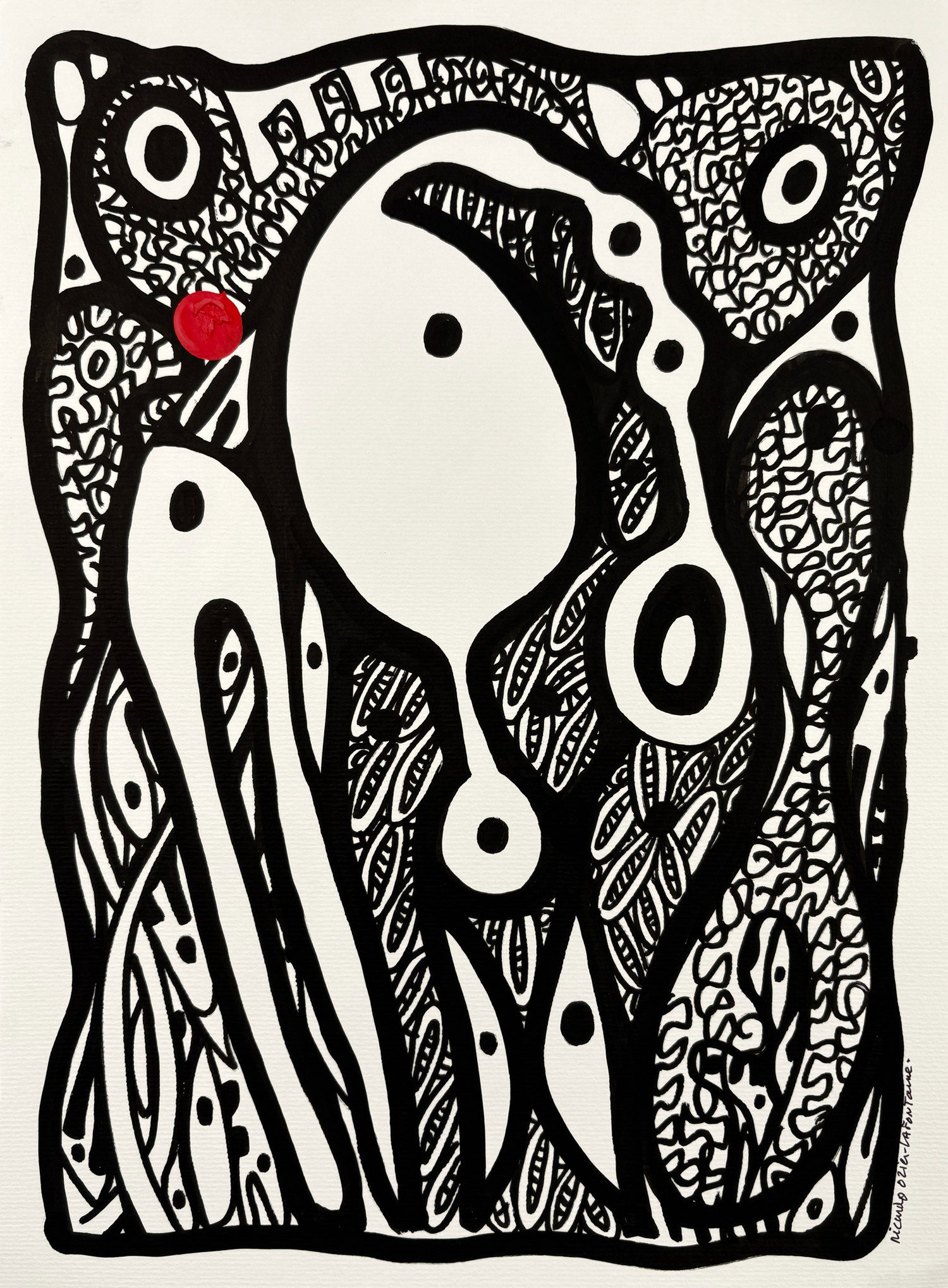 Work on Paper by Ricardo Ozier-Lafontaine